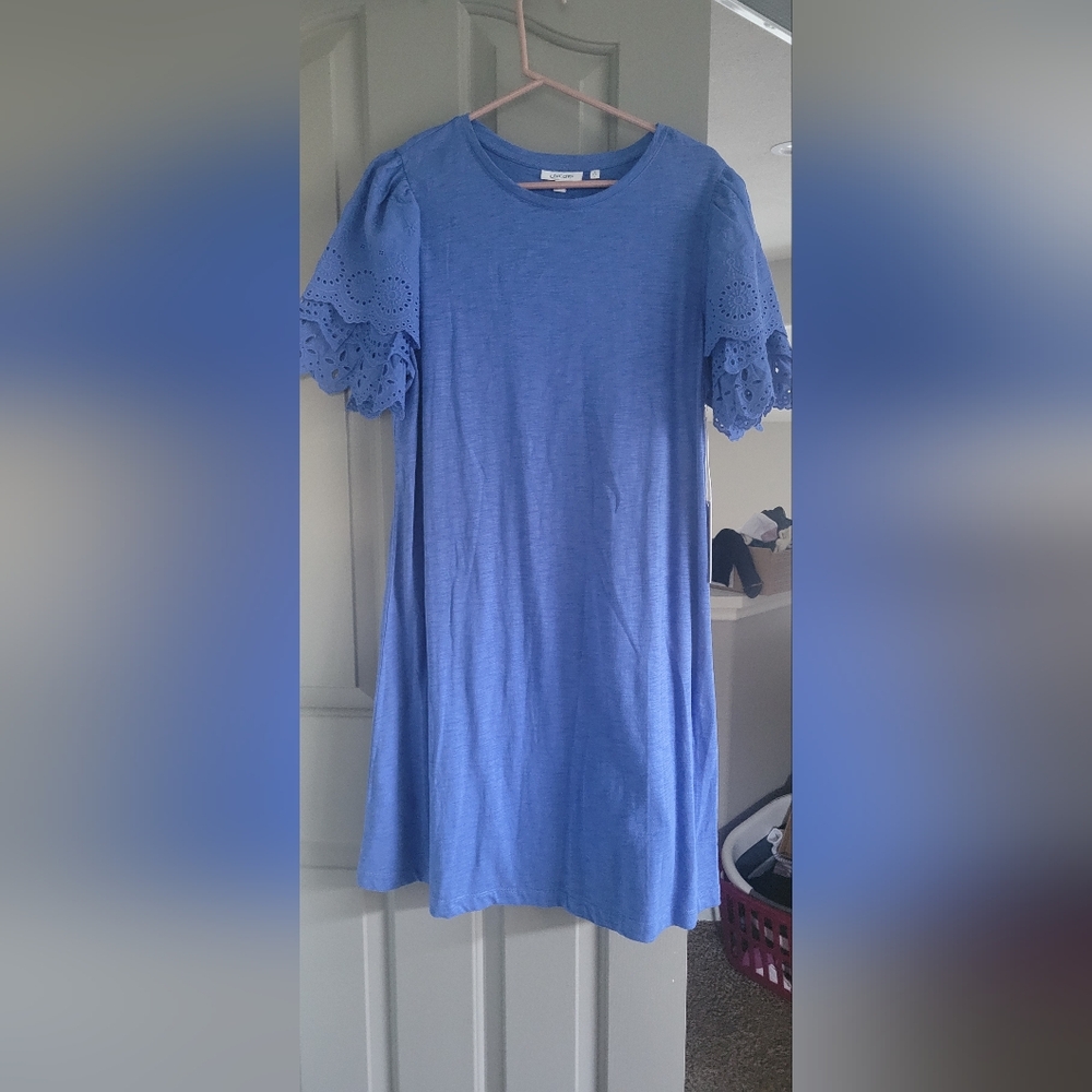 Chico periwinkle cotton dress